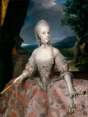 1768 María Carolina de Austria by Anton Raphael Mengs